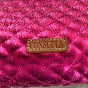 Consuela Fuchsia Desseo Quilted Cosmetic Bag